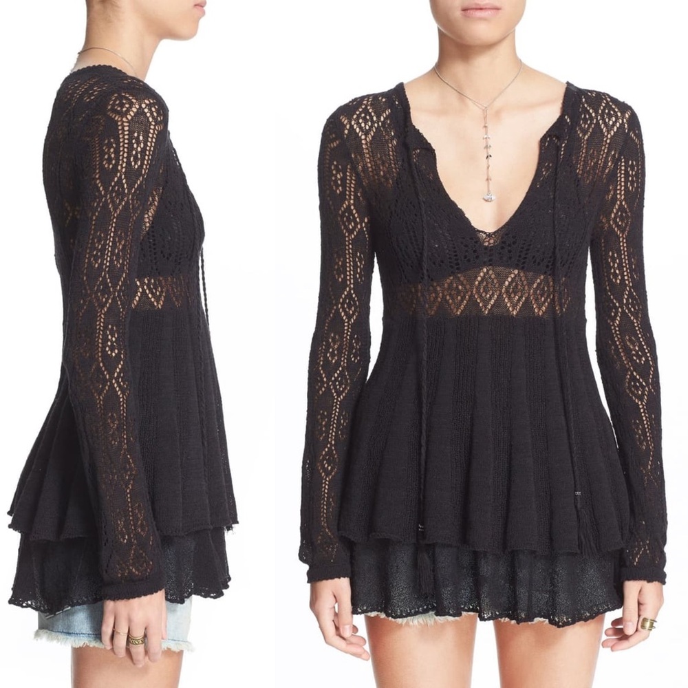 Free People Angel Sweater Top